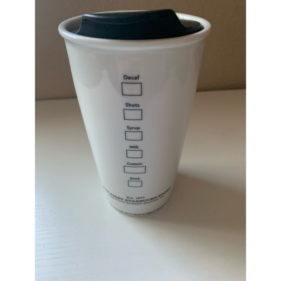 Starbucks Pike Place 12 Oz Ceramic Tumbler - Picture 2 of 5